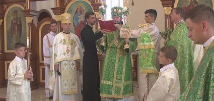 с. Підвиноградів, греко-католицька парафія св.великомуч.Георгія Побідоносця. Освячення дзвонів, ч.3